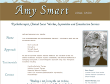 Tablet Screenshot of mysmarttherapy.com